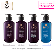 RYO Hair Loss Expert Care Shampoo series - 400ML - Top 5 Essentials