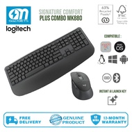 Logitech Signature Comfort Plus MK880 Wireless Keyboard and Mouse| Full-size palm rest silent clicks