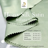 Heavy Silk Satin Dull Satin Matte Satin Kain Pasang Plain Premium Bidang 60