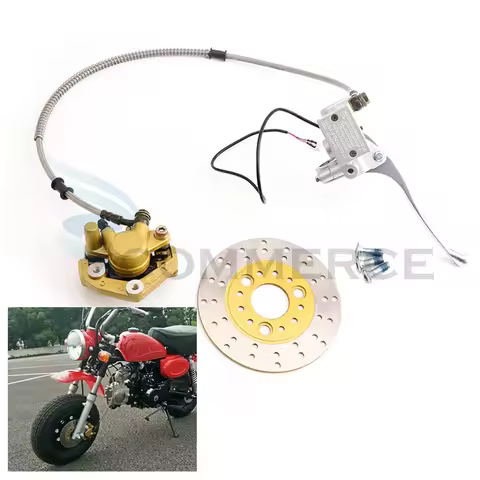 Front Disc Brake Master Cylinder Hydraulic Caliper Assembly For Honda Z50 Z50A Z50J Z50R Yamaha Jog 