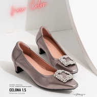 รองเท้าหนังแกะ รุ่น Celona 1.5 Pewter color (สีเทาเมทัลลิค)