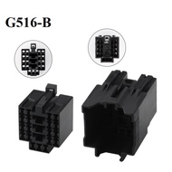 G58-2mm 6.3mm Black 22-hole Automotive Wiring Synthetic Connector Jack