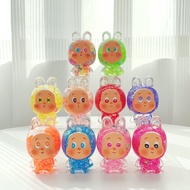 ตุ๊กตา Star Rabbit รุ่นน้ำมันไหลสีเหลือง ตุ๊กตาสำหรับเด็ก ของเล่นสำหรับโต๊ะทำงาน ของขวัญรางวัลสำหรับ