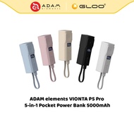 ADAM Elements VIONTA P5 Pro 5-in-1 Pocket Power Bank 5000mAh
