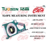 PRC TUOSEN INCINOMETER SLOPE MEASURING INSTRUMENT TOOLS MEASUREMENT RULER DEGREE PROTRACTOR