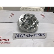 WHELL RIM SPACER PCD 100 5 HOLE X 1.25 SKRU TRIP , SAIZ 2.5CM