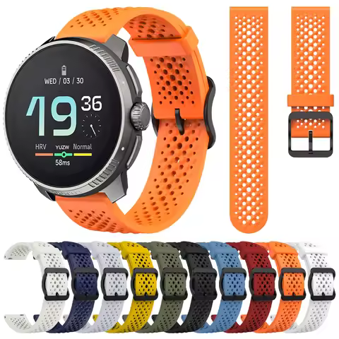 For SUUNTO VERTICAL/Ocean/5 9 PEAK PRO/DLC/RACE Silicone Strap for HUAWEI GT5 GT4 46mm GT3 SE GT 2 P