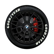 Goodyear Universal personality car sticker tire sticker Wheel Sticker Motorcycle 3D English letter X