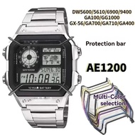 For Casio G-Shock Watch Solid Steel Bumper AE1200 AE-1200 DW5600 DW5610 GW-M5610 Case Anti-collision