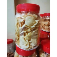 (5 bottles rm79)芽菇饼 炸牙菇片 新年年饼 FRESH FRIED Ngaku chips arrowhead chips Chinese New Year tasty homemad