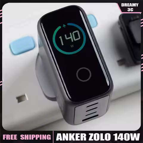 Anker Zolo 140W GaN Charger AI Display Screen Four-Port Fast Charge Mobile Phone Chargers Portable P