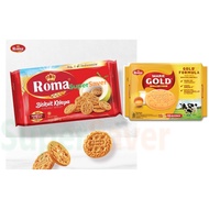 Roma Marie Gold Double Milk- Gold Formula 10pcs 220gr  /Roma Coconut Biscuit / Biskut Kelapa 300g