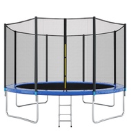 แทรมโพลีน 6-8-10-12-14-16 ฟุต Trampoline 6-8-10-12-14-16 ft สปริงบอร์ด ขนาด 183 - 305 Cm มีบันไดปีนเ