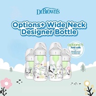 Dr. Browns 5oz 9oz Options+ Wide-Neck Designer Bottle - Milk Bottle