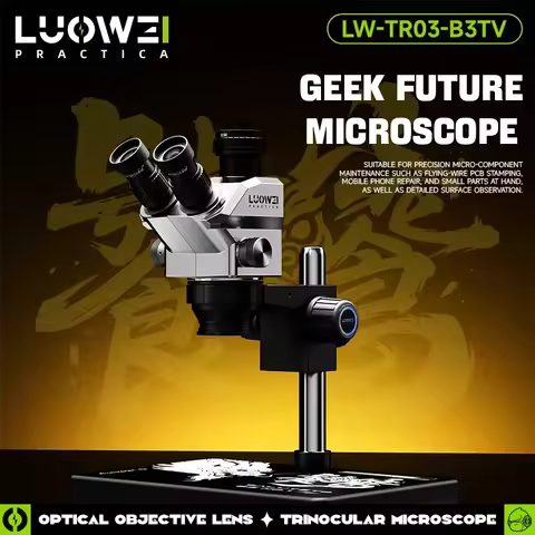 LUOWEI LW-TR03-B3TV Geek Future Microscope High-definition Microscope 7-68X Magnification for Mobile