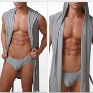 Áo choàng tắm cho spa - đi biển - mặc nhà vải thun lạnh từ 40 - 68kg - A001