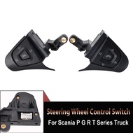 5Pins Cruise Control Switch Speed Steering Wheel Button Knob Autocruise Menus For SCANIA P G R T Ser