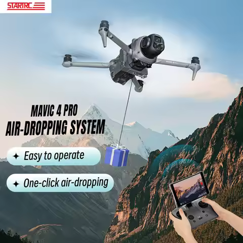Airdrop System 12KM for DJI Mavic 4 Pro Drone Accessories Thrower Payload Dropper Transport Device f