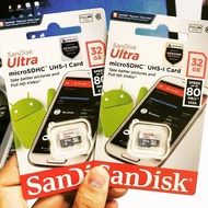 TRI54 - Sandisk Ultra 16 32 64 128GB Class 10 Speed 80mb s Memory