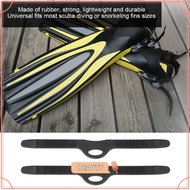 TOPBEAUTYMY Flippers Fin Strap, Adjustable Durable Swimming Fin Strap, Elastic Rubber Fin Flippers S