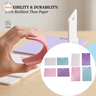 AHOUR Erasable Badge Sticky Notes, Erasable Wipeable Erasable Notepad, Notepads Badge Sticky Notes W