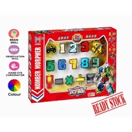 【READY STOCK】 Alphabet Number ABC Robot Set Deformation Toy Mainan Kanak Huruf OMG-T-001
