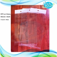Plastic Display 15 x 20 OPP Plastic Glue/ 15x20 Plastic seal Packaging/ Hanging Plastic/ Accessory/