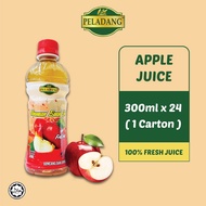 PELADANG Apple Fresh Juice 300ml x 24 (1 Carton) / Jus Buah Epal