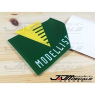 Modellista Car Windscreen Decal Sticker