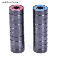 【CBMY】  10Pcs/set 608 2RS Bearing Deep Groove Steel Sealed Ball Bearings 608RS 608-2RS   .