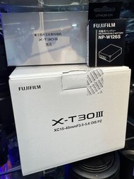 Sold out）『收機鏡』『Trade In優惠』全新一年保養 Fujifilm X-T30III 連鏡套裝 第三代 最新款 銀色版 24MP像素 6.2K錄影 新款Filter XT30III X