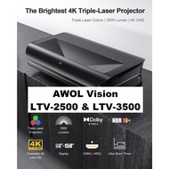 AWOL Vision LTV-2500 & LTV-3500 Tri-Laser Projector I 4K UHD I Dolby Atmos I HDR10+