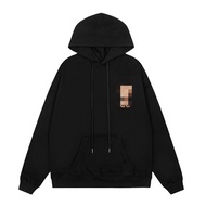 Streetwear Cotton Hoodie with Embroidery - Unisex Long Sleeve