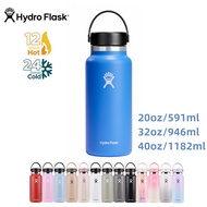 Hydro Flask 20oz 32oz 40oz Tumbler tahan sejuk Thermos Cup Vacuum Sports Water Bottle Stainless Stee