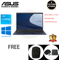 Asus ExpertBook B1 B1400C-EAEBV3774T 14'' Laptop ( I3-1115G4, 4GB, 256GB SSD, Intel, W10 )