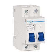 TAIXI Professional Miniature Circuit Breaker Manufacturer DC DZ47 1P 1-63 Amp Voltage Protector Mcb 