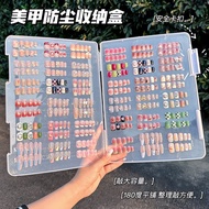 Manicure Transparent Anti-dust Storage Book Wearable Nail Piece Style Sample Storage Book Portable S