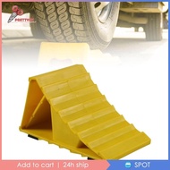 [Prettyia1] Truck Car Wheel Chock Non Slip Wheel Stopper Multifunctional Accessory Scratch Resistant Universal Triangle Base Tire Chock