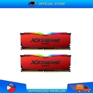 RAM OCPC X3TREME RGB 16GB DDR4-3200MHZ (2*8GB) W/HEATSINK MEMORY KIT (RED)