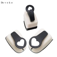 [Devoko] Heart-shaped Punches, Paper Punches, Festival Papers, Card Making, Crafting, Small Instruct