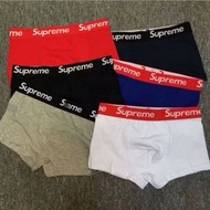 กางเกงในชาย supreme (1ตัว) ทรงบ๊อกเซอร์ เนื้อผ้านิ่ม ใส่สบาย สินค้าคุณภาพ ของแท้100%