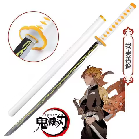 Movie Ver. Katana Sword Anime Demon Slayer Swords 72cm Cosplay Weapons Tanjiro Uzui Tengen Nezuko Sa