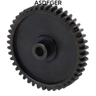 ASDFGER Spur Gear, Steel 44T Motor Pinion Gear, Durable Black Low Noise RC Car Main Gear for HPI Sav