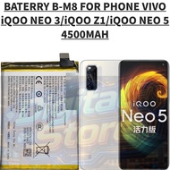 BATERRY VIVO PHONE B-M8 COMPATIBLE PHONE VIVO iQOO NEO 3/iQOO Z1/iQOO NEO 5 BATERRY 4500MAH