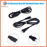 Pinkcat PS5 Power Cord 8-character Wire Power Cord Supply US Standard Cable PS5 Flat Plug Charging C