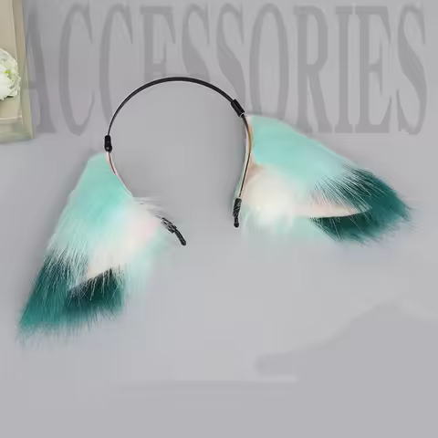 Honkai: Star Rail Huohuo Cosplay Headwear Anime Huohuo Cute Plush Headband Party Halloween Props