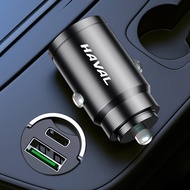 Car 30W Rapid Charger Car Mini Pull Ring Dual Port Charging Adapter For Great Wall Haval F7 H6 H2 H3