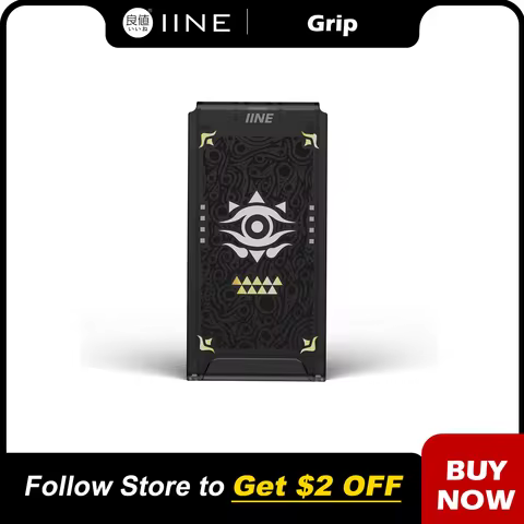 IINE Golden-Green Joypad Charging Grip Rectangle Shaped Charging Dock Compatible Nintendo Switch/Swi