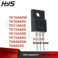 10/pcs New TK8A65D TK10A60D TK16A60W TK15A50D TK15A60U TK11A65D TK8A60DA TK13A60D MOS FET TO-220F ch