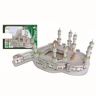 Miniatur Puzzle 3d Masjidil Haram Nabawi - Miniature Bangunan Ibadah - Koleksi Pajangan - Hadiah Ula